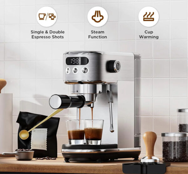 espresso machine pro brewing barista